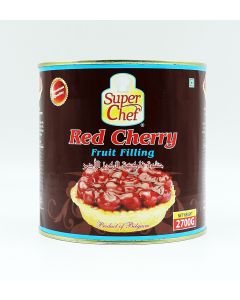 SUPER CHEF RED CHERRY FRUIT FILLING 2.7 KG