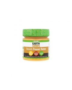 Earth Goods Organic Smooth Peanut butter  Gluten-Free 220GM