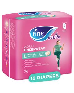 Fine Incontinence female pull-up diaper, Large size