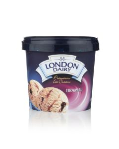 London Dairy Tiramisu Ice Cream 1ltr