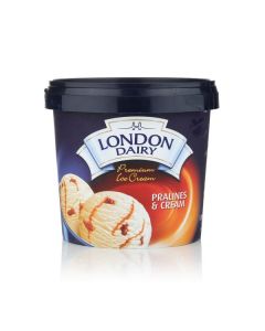 London Dairy Pralines N Cream Ice Cream 1ltr