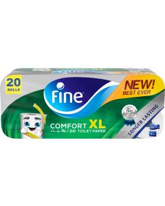 Fine Toilet paper Fine Comfort XL 250 sheets, 2 ply 20 rolls