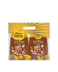 BEST SALTED DRY ROAST BAG 375GM TWIN PACK