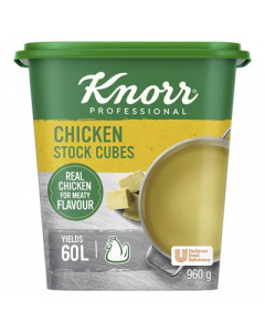 KNORR PROFESSIONAL CHICKEN STOCK CUBES 120X8GM