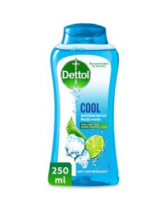 Dettol Cool Anti-Bacterial Body Wash 250ml - Mint & Bergamont