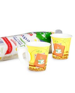 Hotpack-paper cup with handle 7-oz - 50pcs