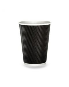 SUPER TOUCH - BLACK RIPPLE CUP 4 OZ , 1 X 1000